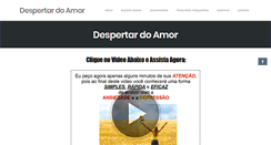 Desktop Screenshot of despertardoamor.com.br