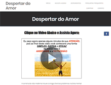 Tablet Screenshot of despertardoamor.com.br